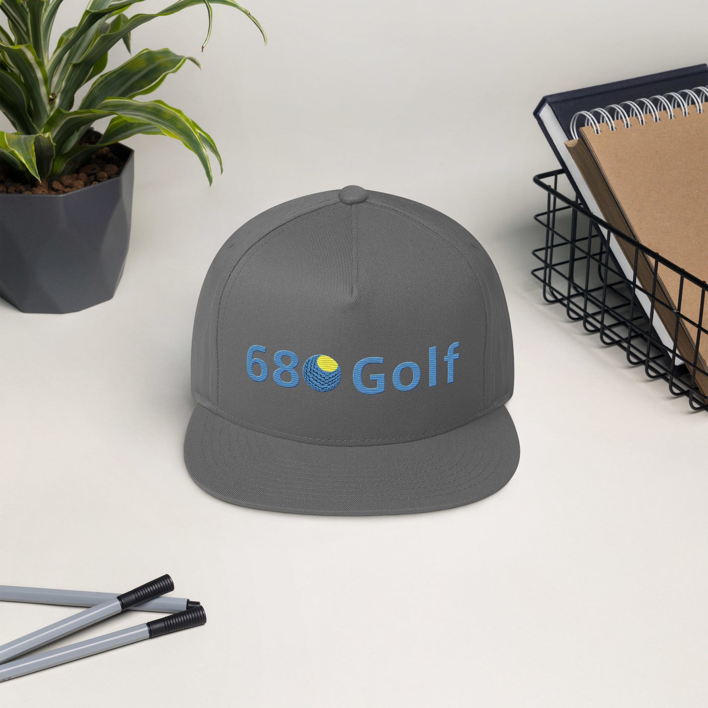 Flat Bill Cap - Golf (Standard Setting)
